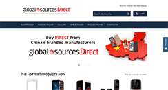 Desktop Screenshot of globalsourcesdirect.com