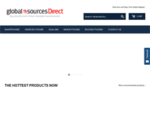 Tablet Screenshot of globalsourcesdirect.com